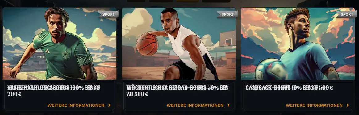 Wildsino Sportwetten-Promotions